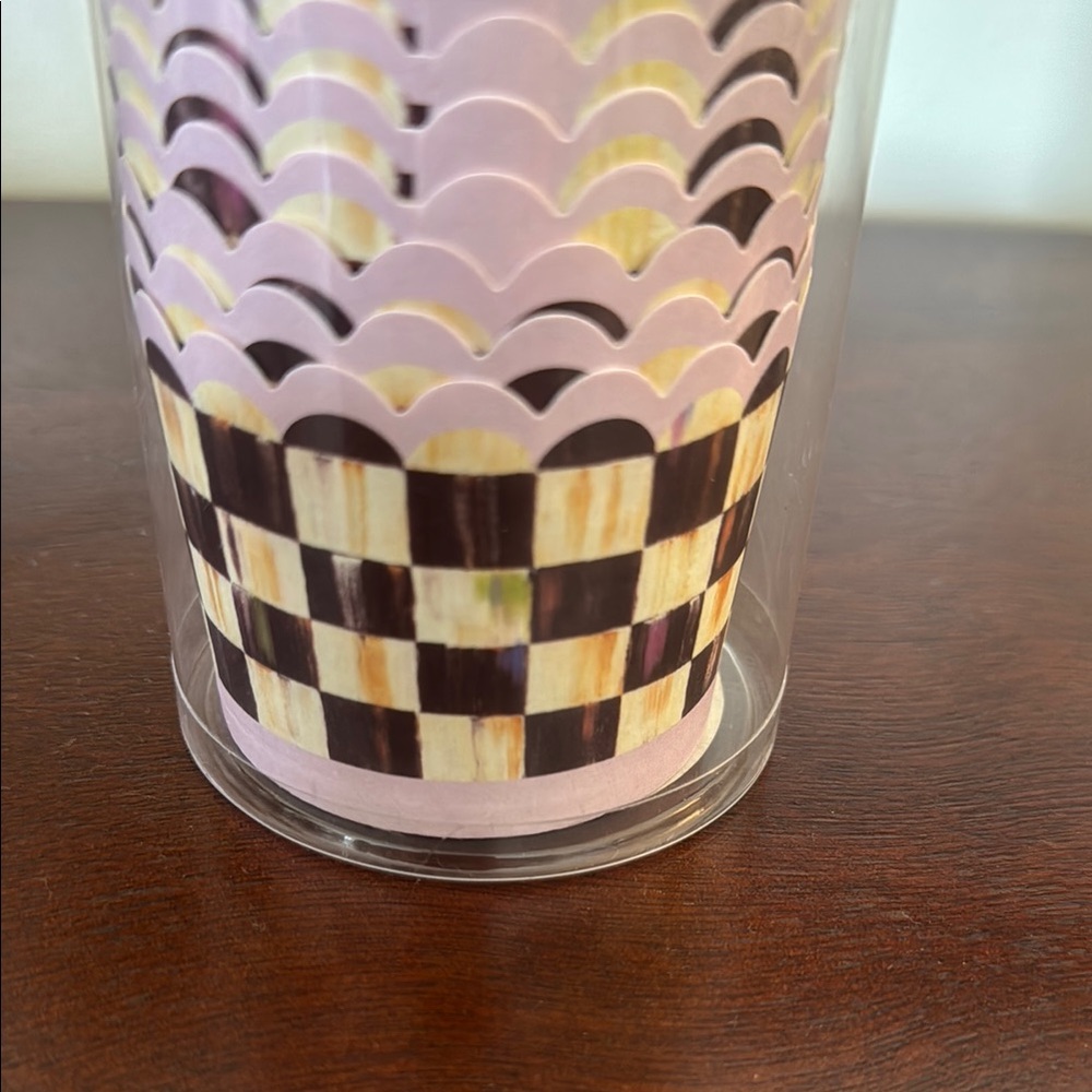 Mackenzie-Childs Courtly Check Cupcake Cups - Picture 4 of 4